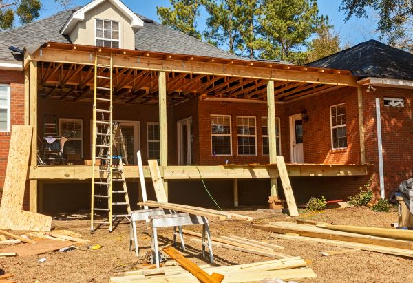 Porch Raising in Gig Harbor